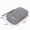 Petite trousse pour câble et chargeur grise