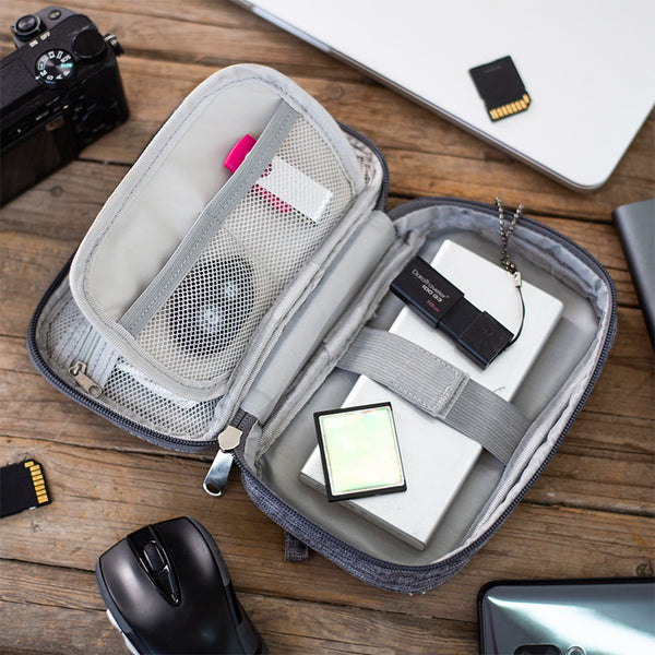 Trousse pour chargeur PC bleu jeans