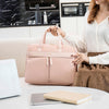 sacoche pc sac a main femme rose 