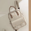 sac dos pour femme ordinateur beige chic 