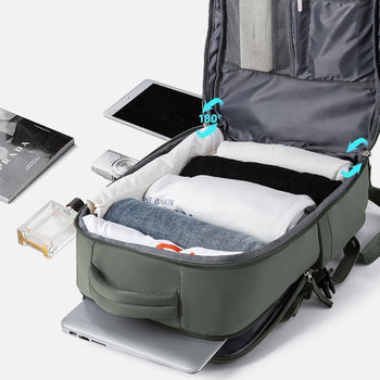 Sac à dos Ordinateur Portable 17 pouces - vert kaki