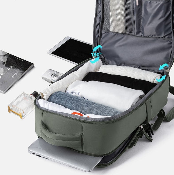 Sac à dos Ordinateur Portable 17 pouces - vert kaki