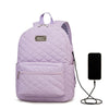 sac dos ordinateur femme - Matelassé Violette