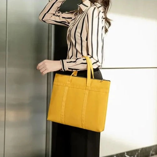 Sacoche Femme Travail Ordinateur - Yellow