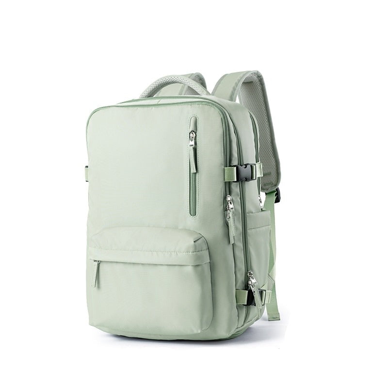 Sac a Dos PC 17 pastel vert d'eau pratique 