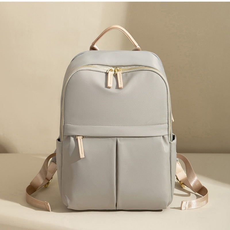 sac à dos pour ordinateur pour femme gris beige