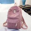 Sac à Dos Collège Fille rose velours 