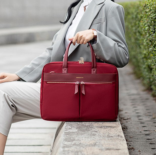sac ordinateur femme rouge 