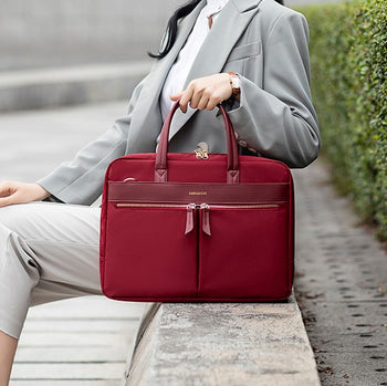 sac ordinateur femme rouge 