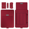 Pochette Ordinateur Cuir + Support PC - Standoo Bordeaux - 