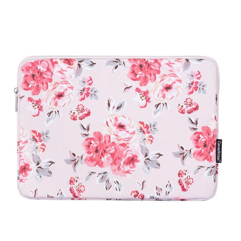 Pochette PC 17 pouces à fleurs - Pivoines - 17 pouces