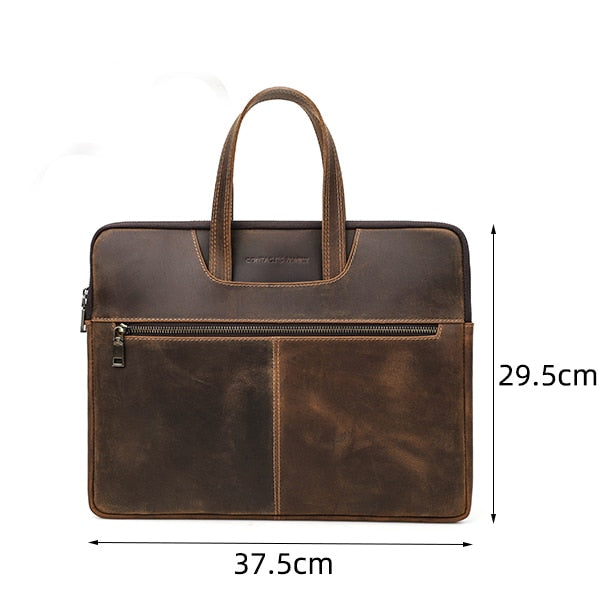Sacoche Ordinateur Homme Cuir - Skin