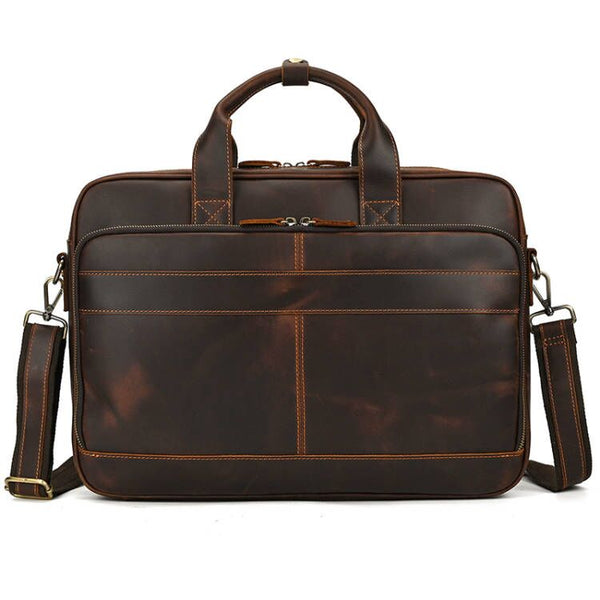 sacoche ordinateur cuir homme - Boston