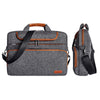 sacoche ordinateur 17 pouces pour homme gris