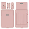 Pochette Ordinateur Cuir + Support PC - Standoo Rose - 11 et