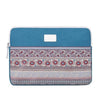 Housse Ordinateur 13 pouces (+ de tailles) - Ethnique Bleu -