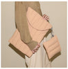 Pochette Ordinateur Matelassée - Nude