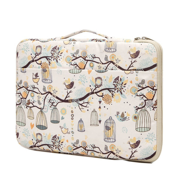 étui ordinateur cage à oiseaux - rembourrées
