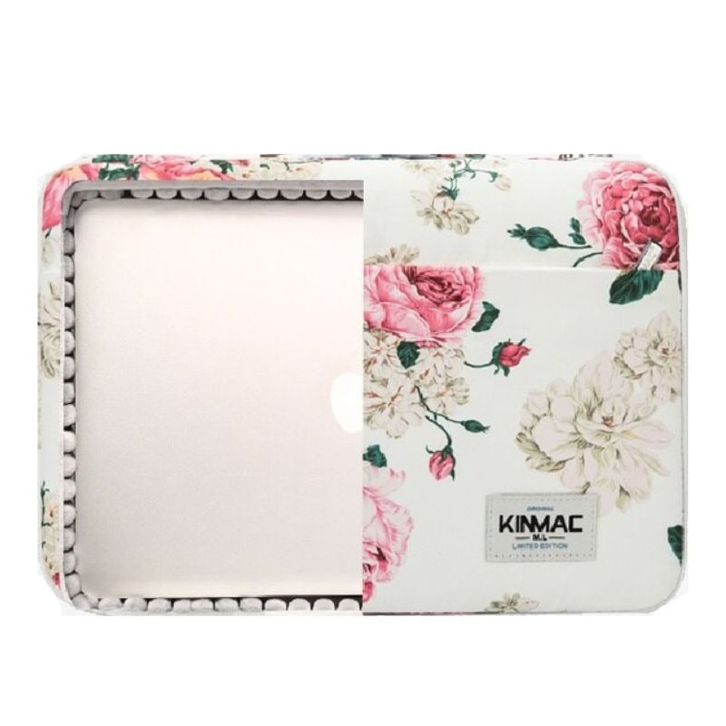 pochette ordinateur à fleur pour femme
