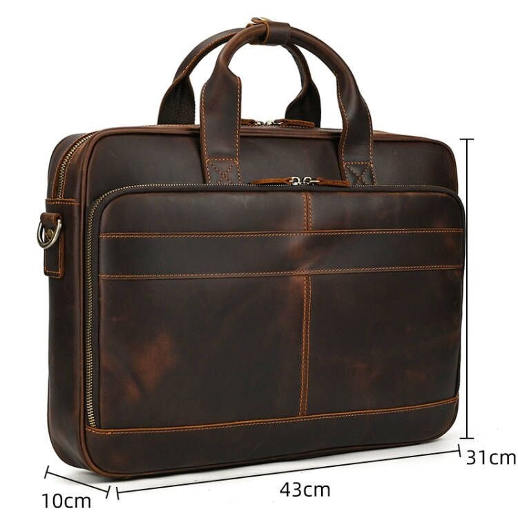 sacoche ordinateur cuir homme - Boston