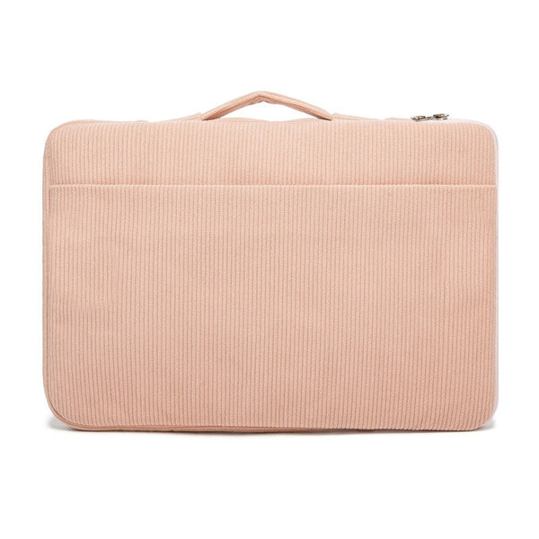 pochette ordinateur originale en velours côtelé