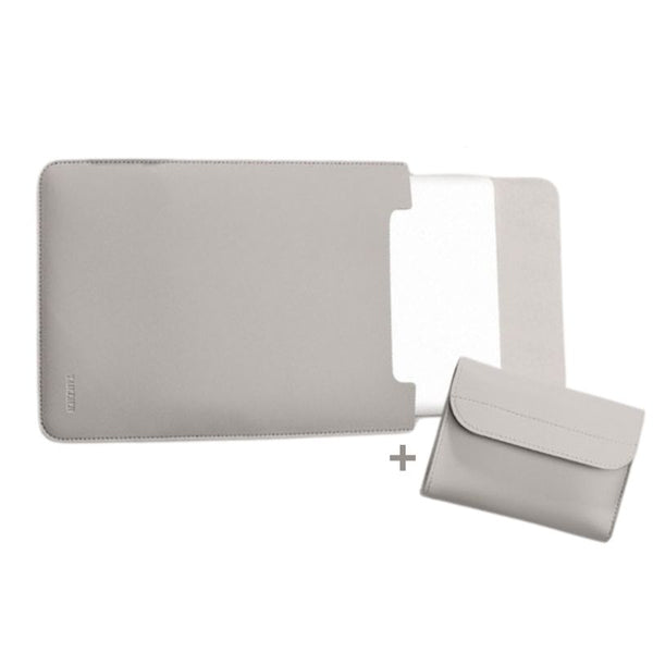 Pochette Ordi Mac ou PC fin + CADEAU - Argile