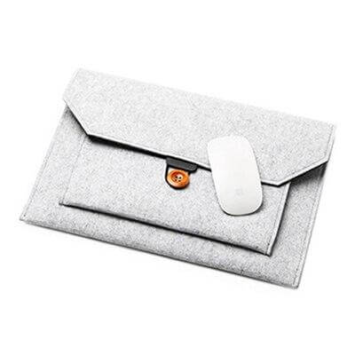 etui ordinateur 14 pouces casual laine gris