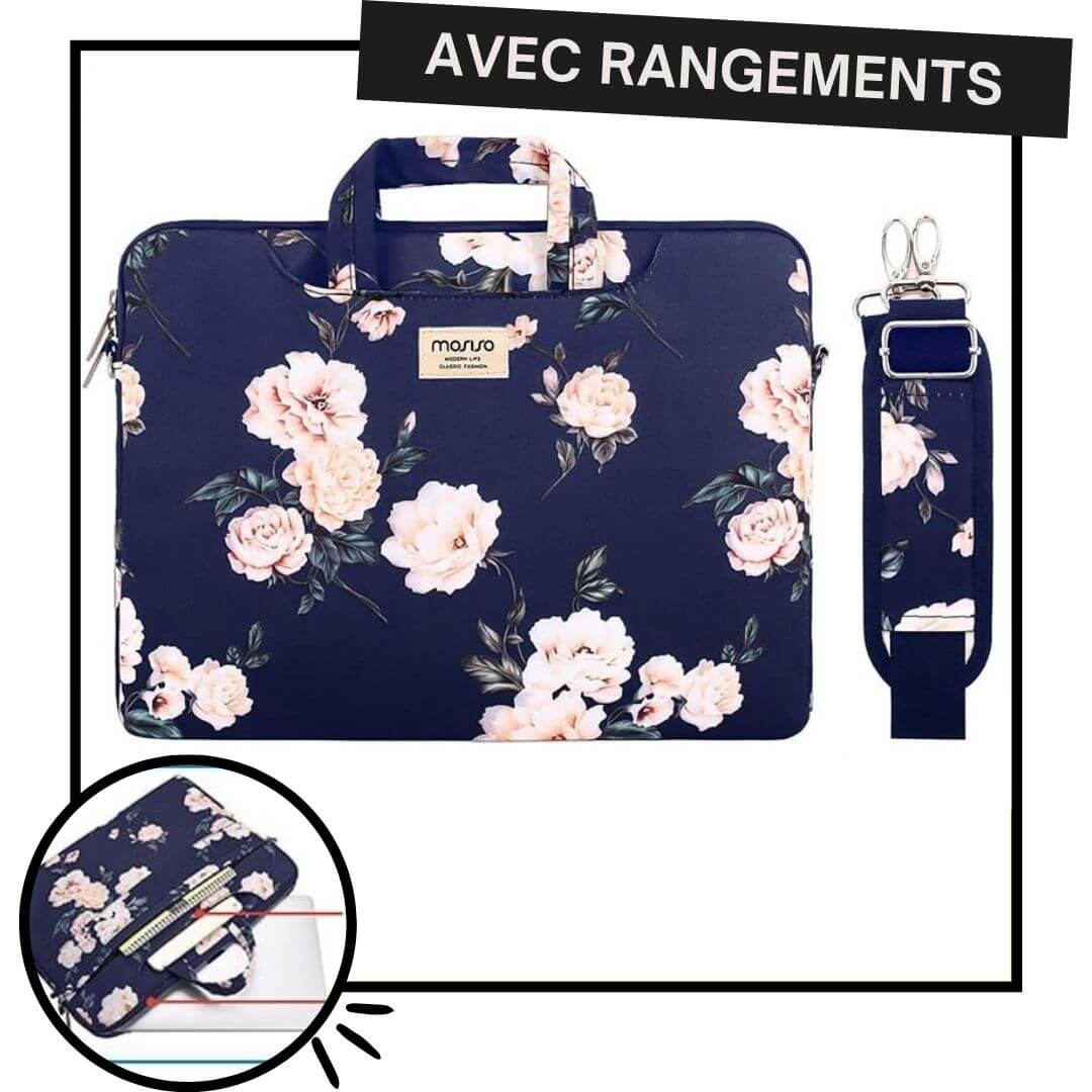 Sacoche Ordi 14 pouces - Blueberry