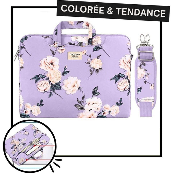 Sacoche Ordinateur 14 Pouces Femme - Lila