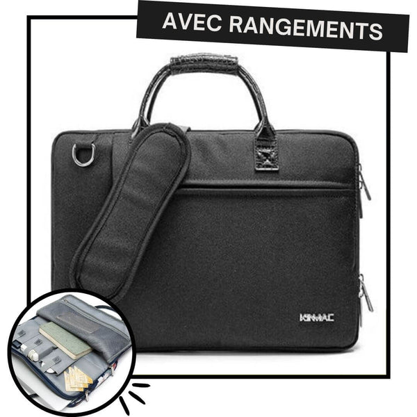 Sacoche Ordinateur Femme Luxe - Full Black